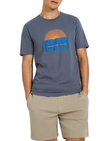 Sun's Out Pun's Out Tee in Grey