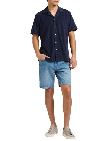 Joe Terry Shirt in Navy