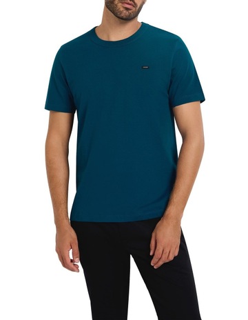 Logo Badge Tee in Blue