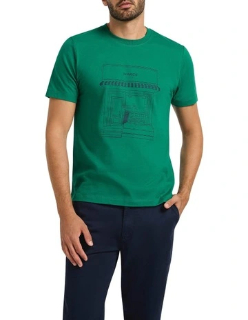 Morning Fix Tee in Emerald