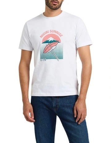 One Lunch Man Tee in White