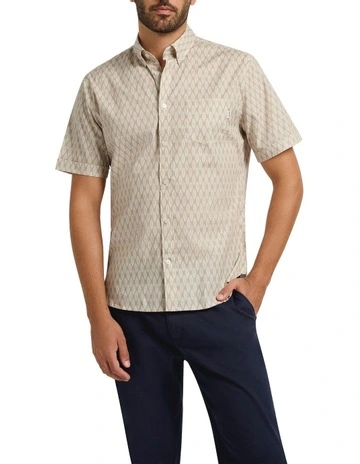 Leaf In Five Shirt in Stone