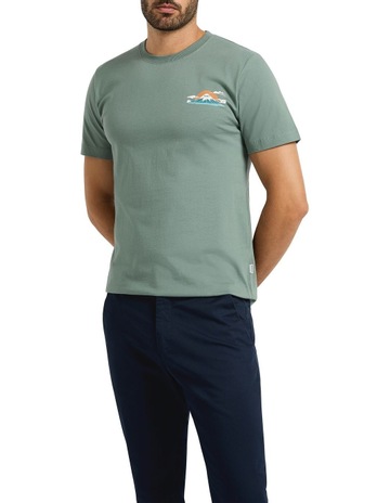 Yama Tee in Balsam Green