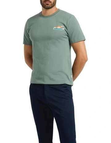 Yama Tee in Balsam Green