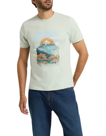 Timeless View Tee in Mineral Grey