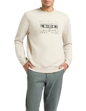 Good Mis-Tape Sweat in Moonstruck Grey