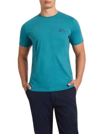 Less Is Roar Tee in Teal