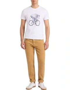 Jordan Garment Dyed Jean in Brown