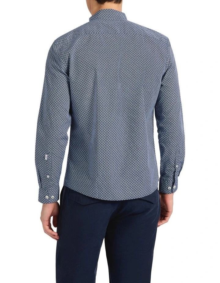 Salt Lake Shirt in Navy Multi image 3