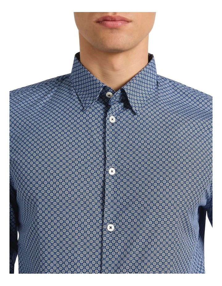 Salt Lake Shirt in Navy Multi image 4