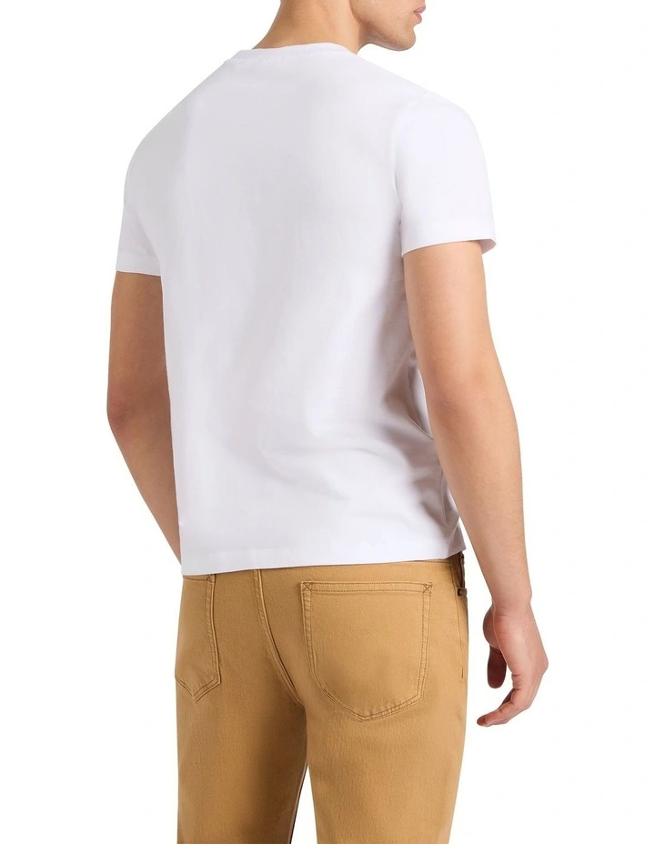 Toad Less Travelled By Tee in White image 4
