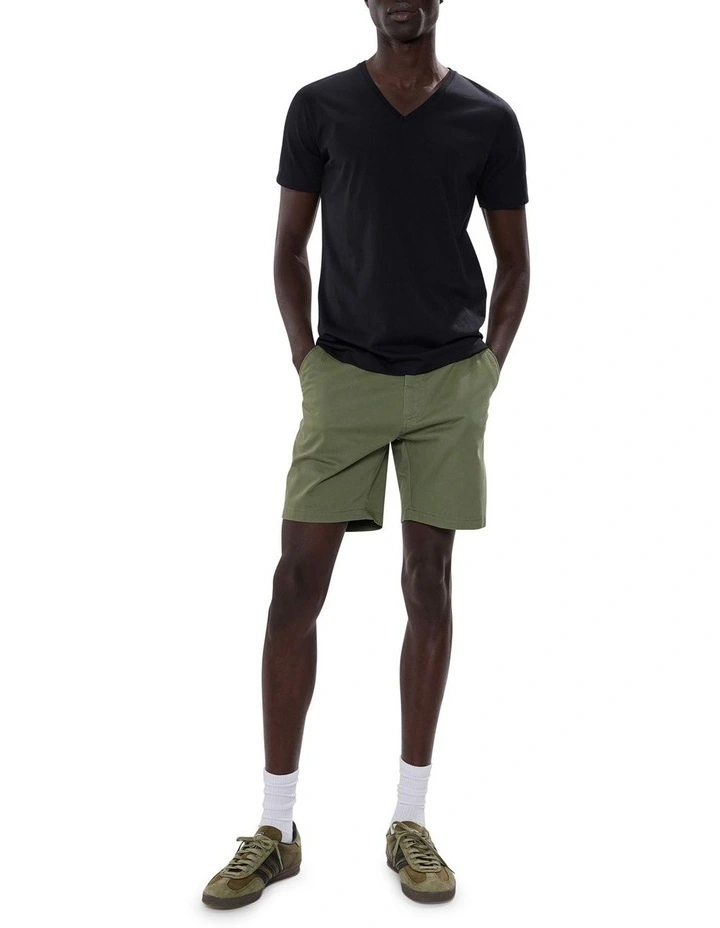 Arnie Pima Cotton Tee in Black image 2