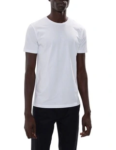 Brando Pima Cotton Tee in White