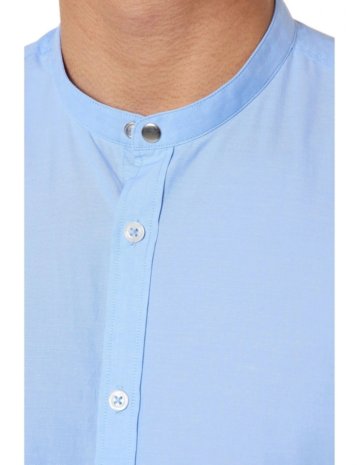 Grandad collar shirt myer clearance