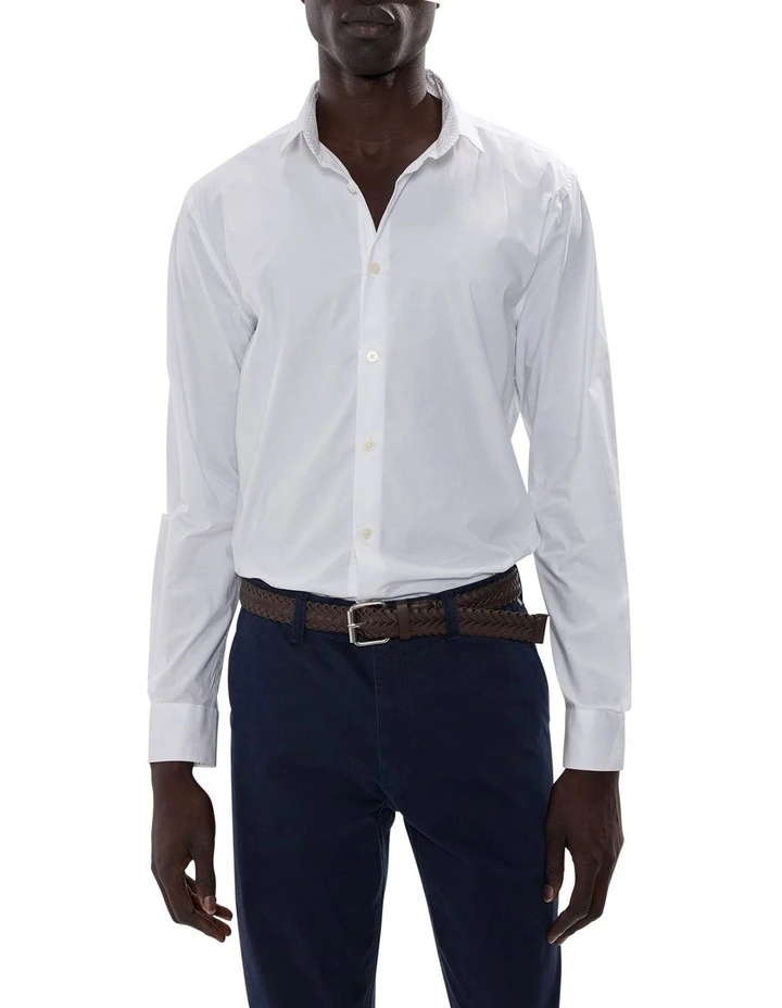 Cooper Stretch Shirt in White image 1