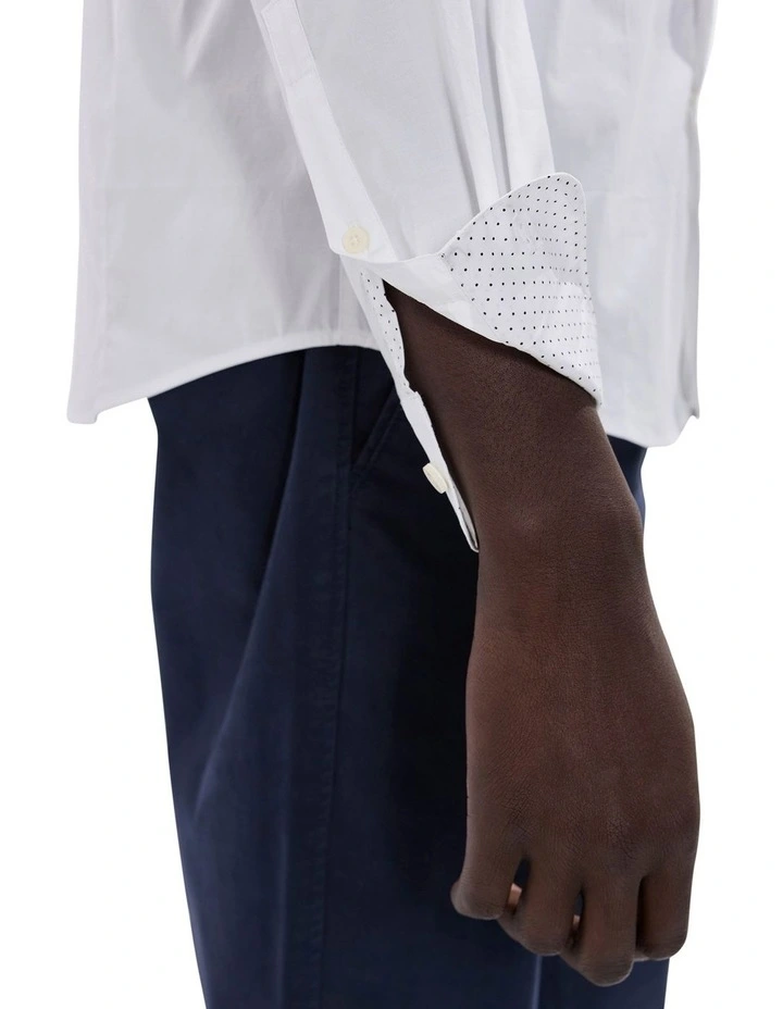 Cooper Stretch Shirt in White image 3
