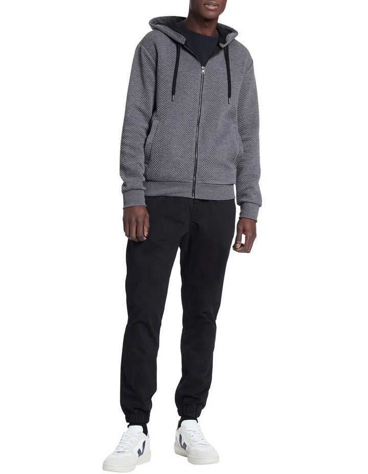 black sweatshirt zip up