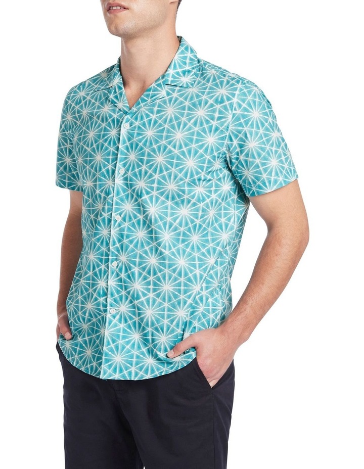 Mens Vintage Short Sleeve Button Up 