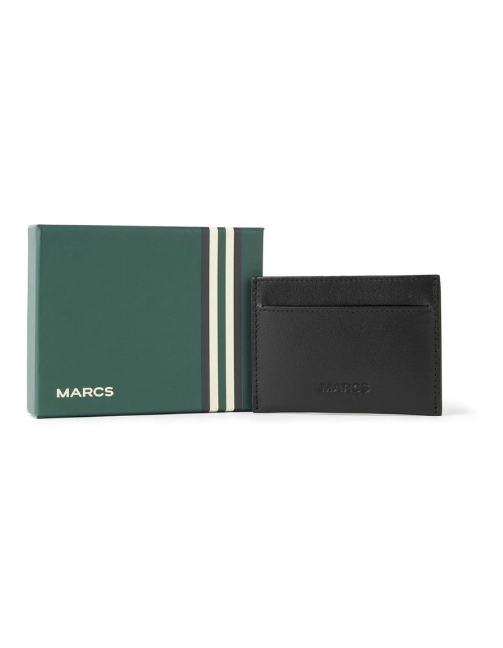 Henry Black Leather Credit Card Holder image 4