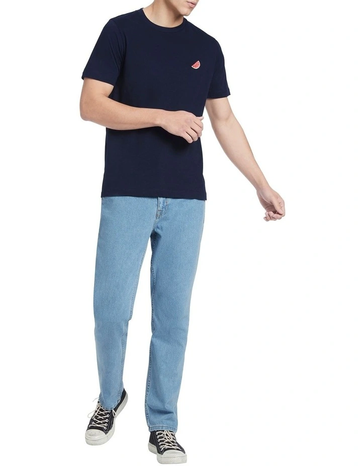 One In A Melon Tee in Navy image 2