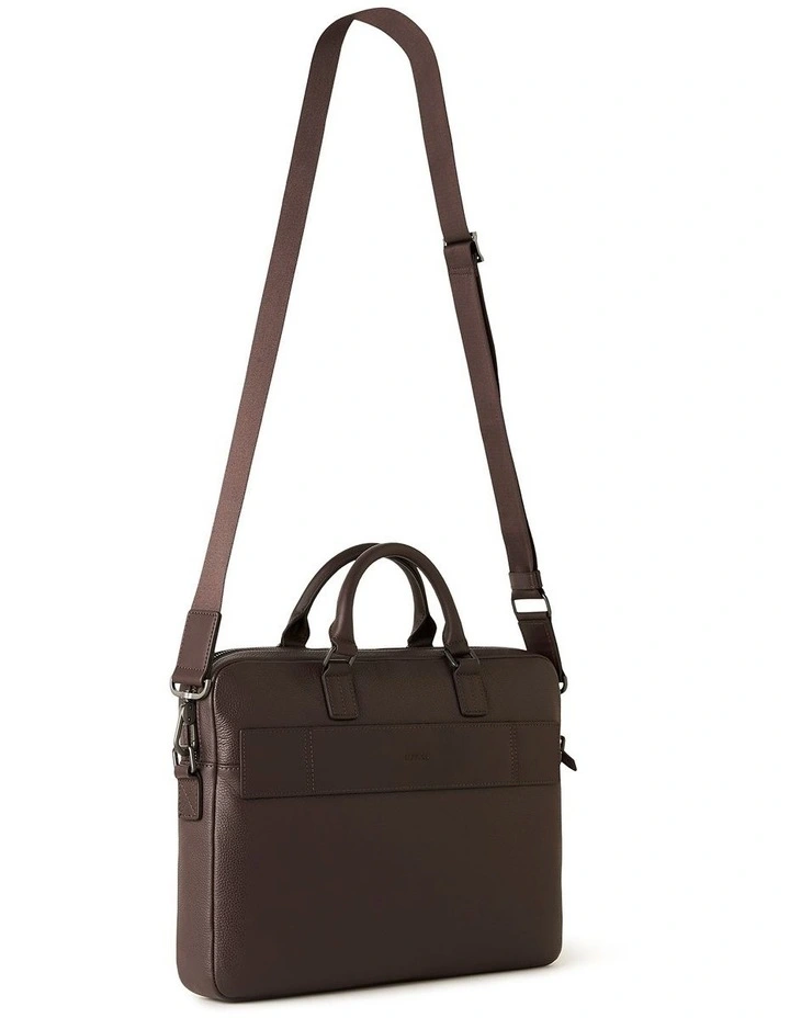 Tyler Briefcase In Brown image 2