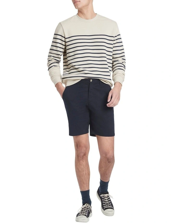 Sam Crew Neck Sweat in Ecru image 2