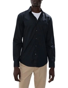 Cooper Stretch Shirt in Black