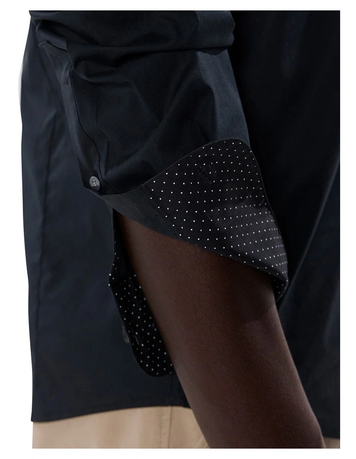 Cooper Stretch Shirt in Black image 4