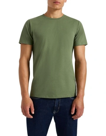 Brando Pima Tee in Khaki