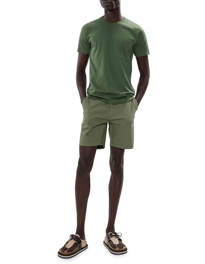 Brando Pima Tee in Khaki image 2