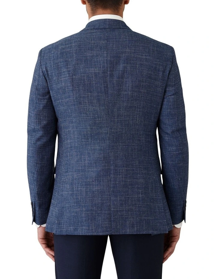 Angelo Tailored Fit Sports Jacket in Blue image 2