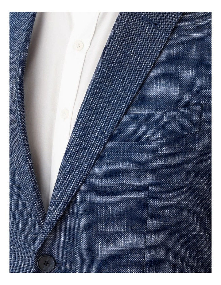 Angelo Tailored Fit Sports Jacket in Blue image 4