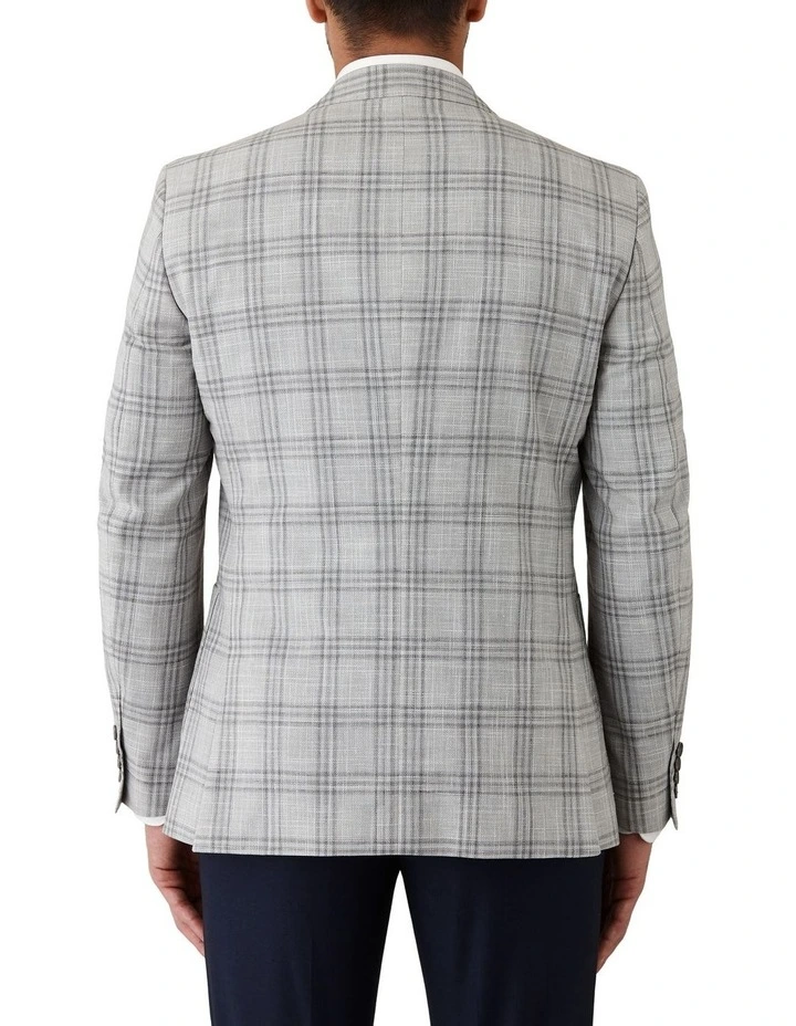 Danielle Tailored Fit Sports Jacket in Light Grey image 2