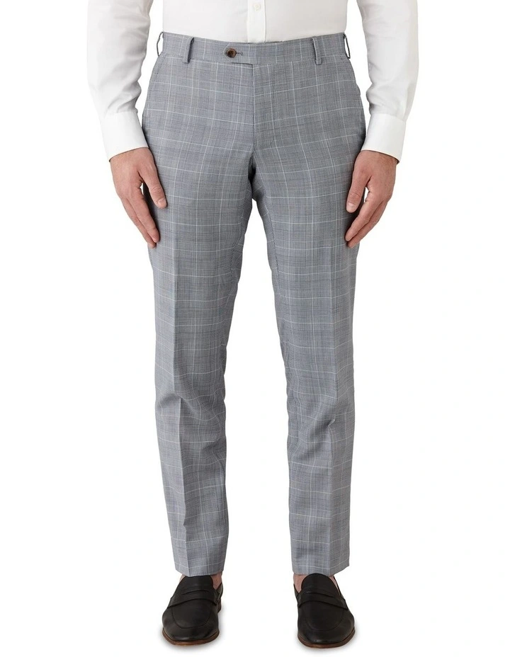 Fabio Tailored Fit Trouser in Light Blue image 1