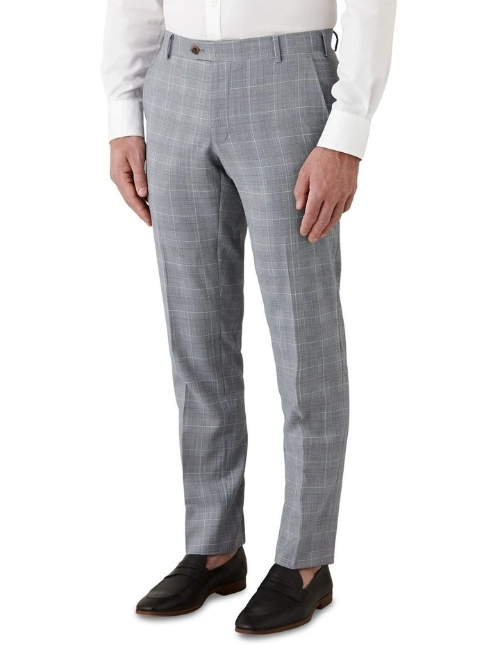 Fabio Tailored Fit Trouser in Light Blue image 3