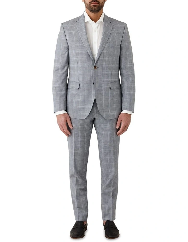 Fabio Tailored Fit Trouser in Light Blue image 5