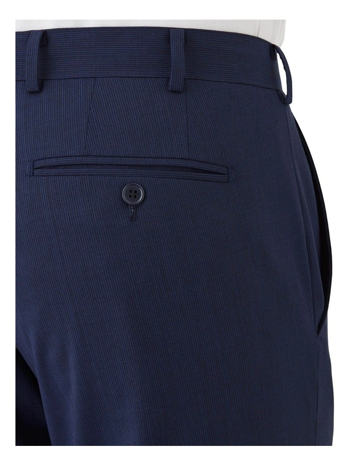Fabio Tailored Fit Trousers in Blue image 4