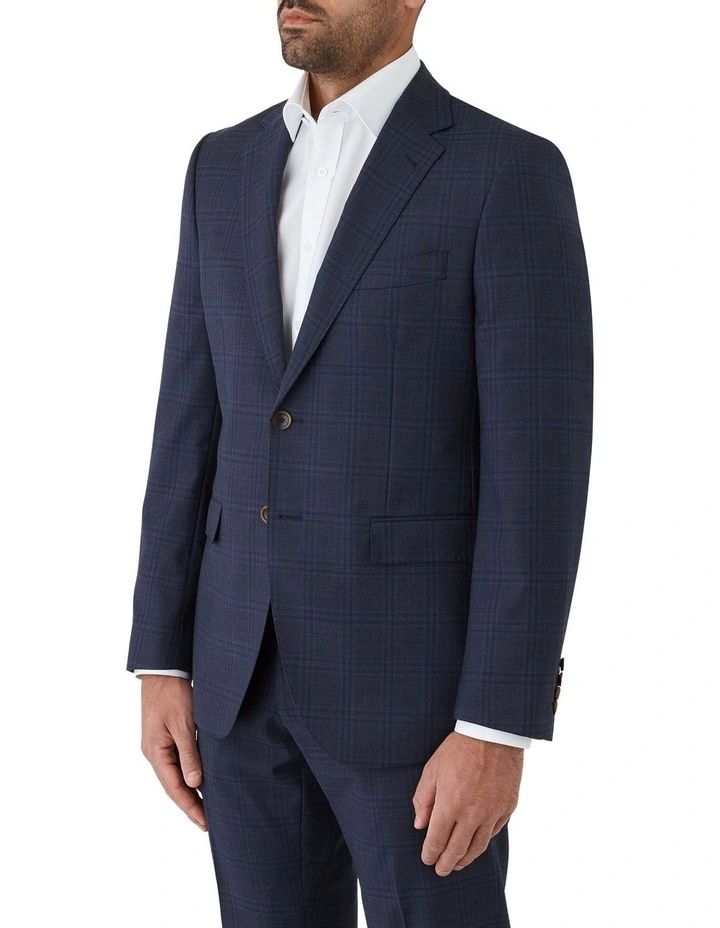 Stefano Tailored Fit Jacket in Denim image 3
