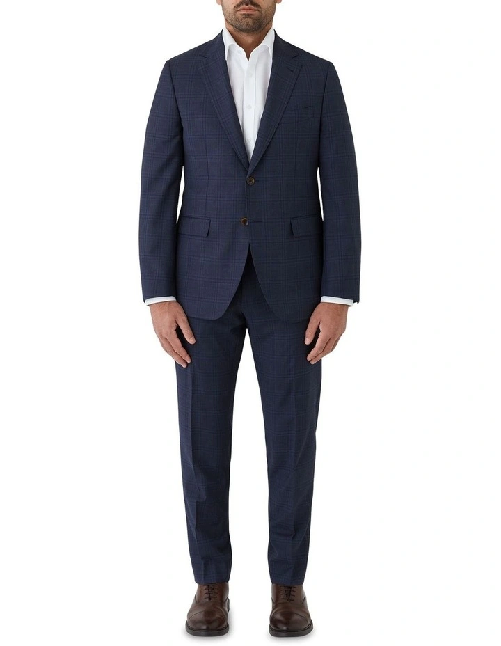 Stefano Tailored Fit Jacket in Denim image 5