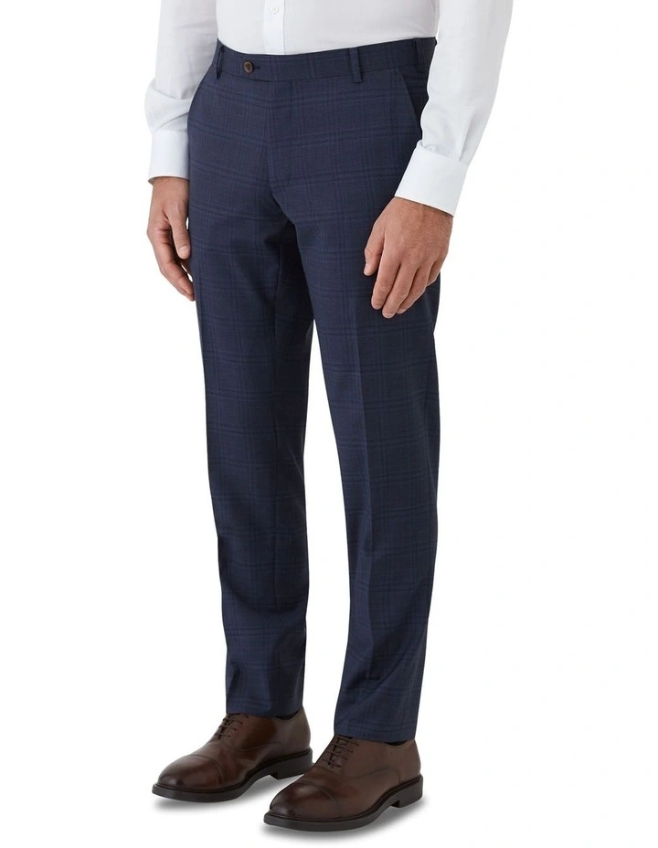 Fabio Tailored Fit Trouser in Denim image 3