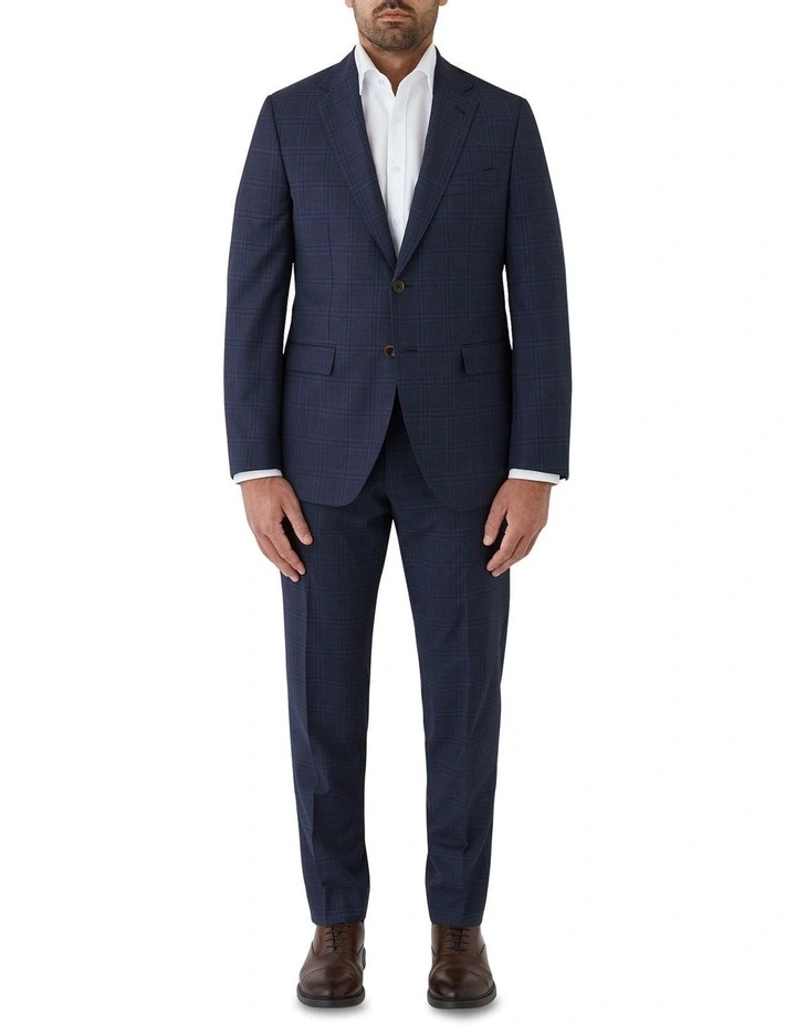 Fabio Tailored Fit Trouser in Denim image 5