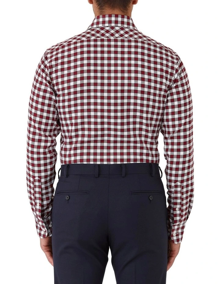 Giorgio Tailored Shirt in Bordeaux image 2
