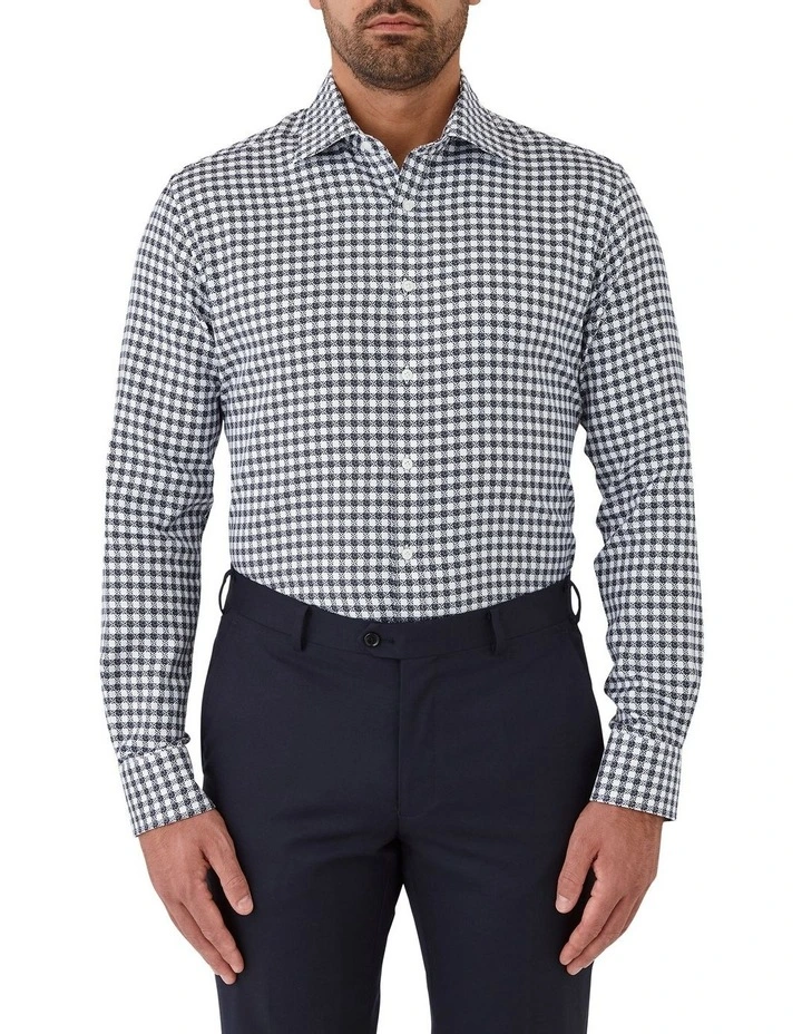 Giorgio Tailored Shirt in Navy image 1