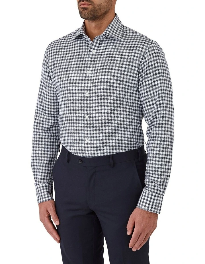 Giorgio Tailored Shirt in Navy image 3