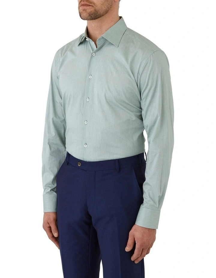 Giorgio Tailored Shirt in Sage image 2