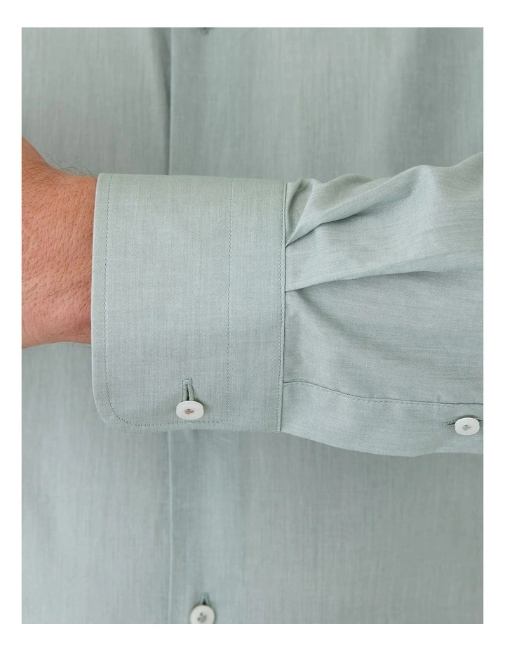 Giorgio Tailored Shirt in Sage image 4