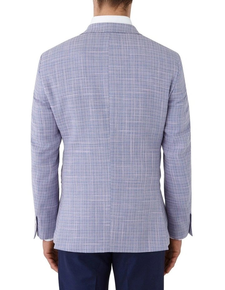 Angelo Tailored Fit Sports Blazer in Purple image 2