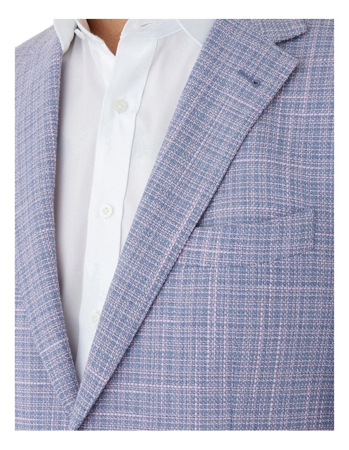 Angelo Tailored Fit Sports Blazer in Purple image 4
