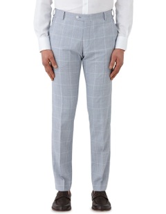 Dom Bagnato Fabio Tailored Fit Trouser in Light Blue