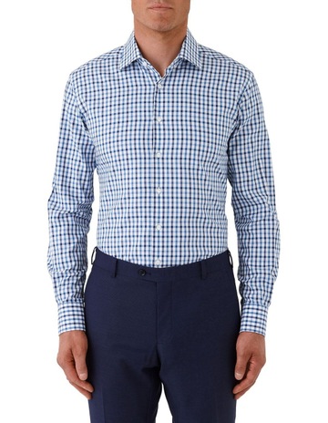 Marcell Tailored Fit Shirts in Blue
